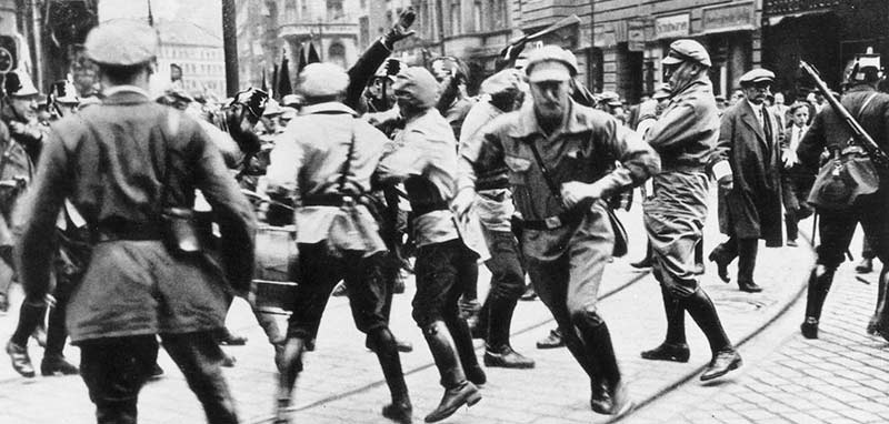 Straßenkämpfe in Hamburg 30er Jahre